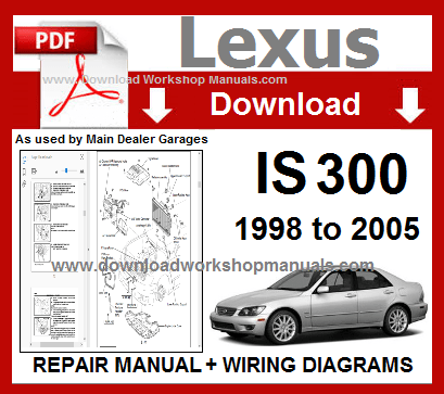 Lexus IS300 Service Repair Workshop Manual